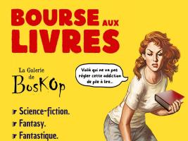 Affiche Bourse aux Livres Science-fiction, Fantastique, Fantasy et Livres d'art