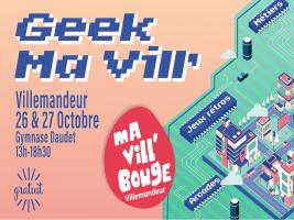 Affiche Geek Ma Vill' 2024