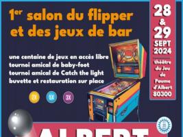 Affiche Salon du Flipper et des Jeux de Bar - Albert