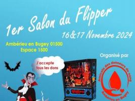 Affiche Salon du Flipper - Ambérieu-en-Bugey