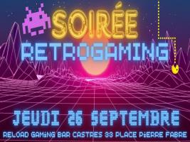 Affiche Soirée Retro Gaming
