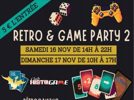 Affiche Rétro & Game Party 2