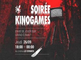 La soirée KinoGames débarque le 26 septembre au cinéma le Cosmos dans le cadre de la 17ème édition du Festival européen du film fantastique de Strasbourg. Lors de cette soirée dédiée aux jeux vidéo de survival horror, la salle de cinéma change de visage. Au programme : Jouez sur grand écran à Dead by Daylight, rejoingnez la streameuse Dolly Wood pour une session sur Dead Space (2023) en salle et sur Twitch, et terminez la soirée en beauté avec la projection du classique Silent Hill de Christophe Gans.