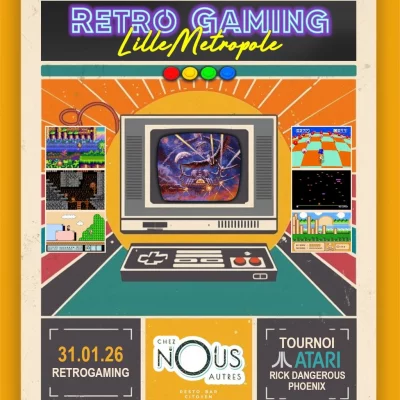 Affiche Après-midi Rétrogaming 2026