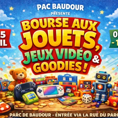 Bourse aux jouets, goodies, jeux vidéo 2026