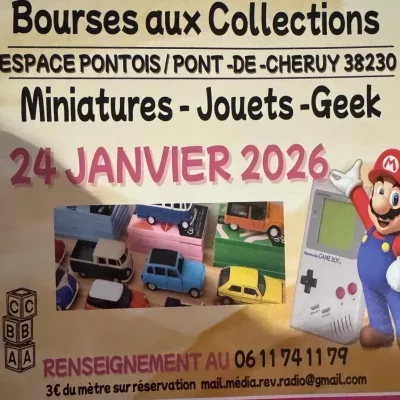 Affiche Bourse Collections Geek et Miniature 2026