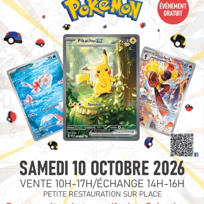 Affiche Bourse Pokémon XXL 2026