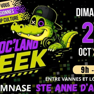 Le Broc' Land Geek s'installe à Sainte-Anne-d'Auray le 25 octobre 2026 : rétrogaming, cartes à collectionner, jouets vintage, créateurs et cosplay.