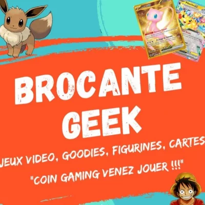 Affiche Brocante Geek Capbreton 2025