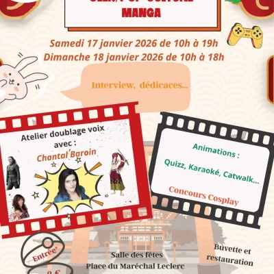 Affiche Convention Geek Pop-Culture Manga 2026