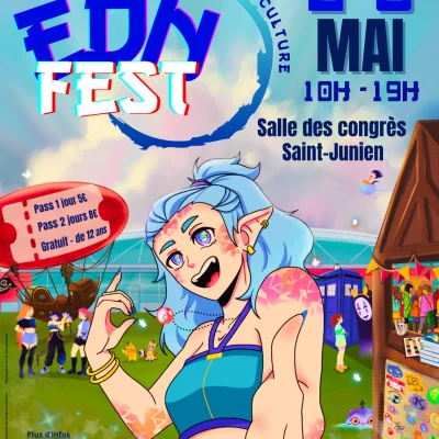 Affiche EDN Fest - Festival Pop Culture 2026