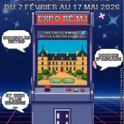 Affiche Exposition RÉ.M.I. - Retrogaming Museum Initiative 2026