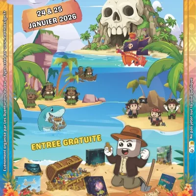 Affiche Festival du jeu de société des Aventuriers du Jeu 2026