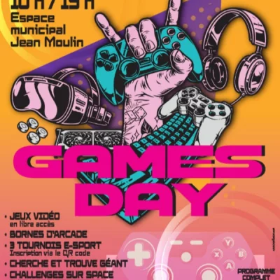 Affiche Games'day - journée jeux vidéo 2026