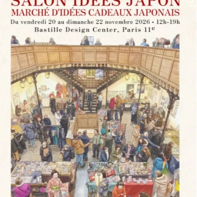Affiche Marché de Noël japonais - Salon Idées Japon 2026