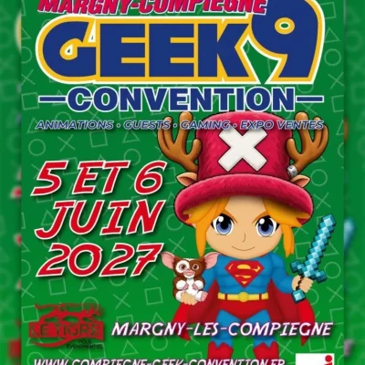 Affiche Margny-Compiègne Geek Convention 2027