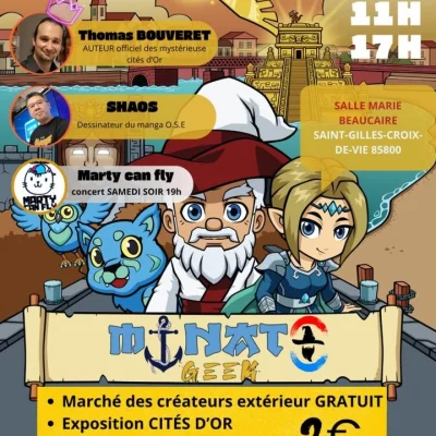 Le Minato Geek - Aki Edition s'installe les 17 et 18 octobre 2026 à Saint-Gilles-Croix-de-Vie pour un week-end familial consacré à la pop culture.