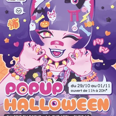 Le Popup Halloween de Paris Dori investit Paris du 29 octobre au 1er novembre 2026, autour du kawaii et de la pop culture japonaise.