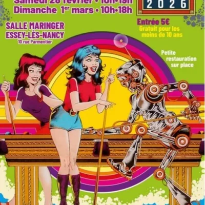 Salon du Flipper Essey les Nancy - 2026