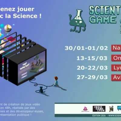 Affiche Scientific Game Jam - Nancy 2026