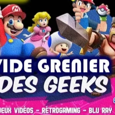 Affiche Vide-grenier des geeks de Durtol 2025