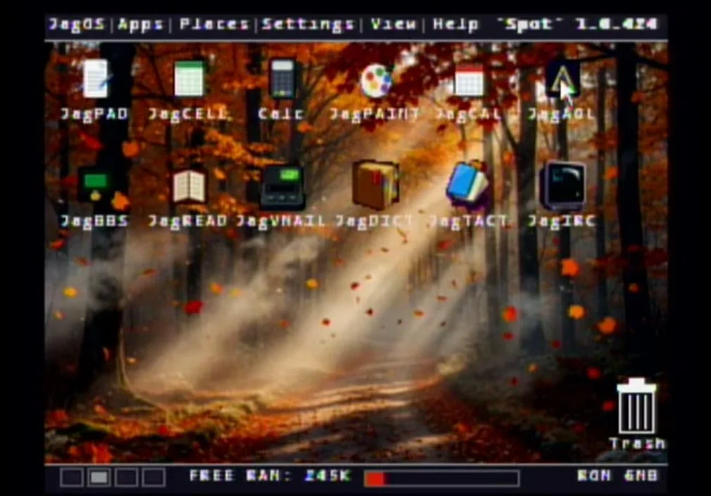 I turned the Atari Jaguar into the unreleased Atari Painter Computer Prototype! JagOS 'Spot' Preview (2).jpg