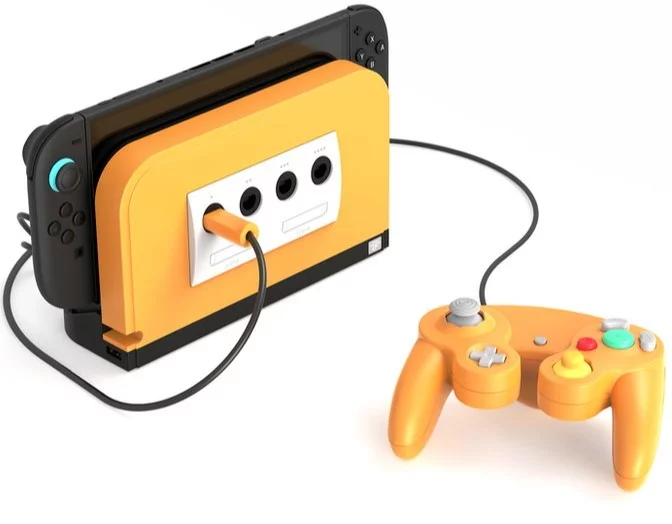 Battle Dock : un dock Switch 2 aux couleurs du GameCube avec ports manettes fonctionnels