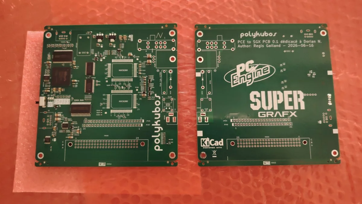 Une carte mère transforme la PC Engine en SuperGrafx