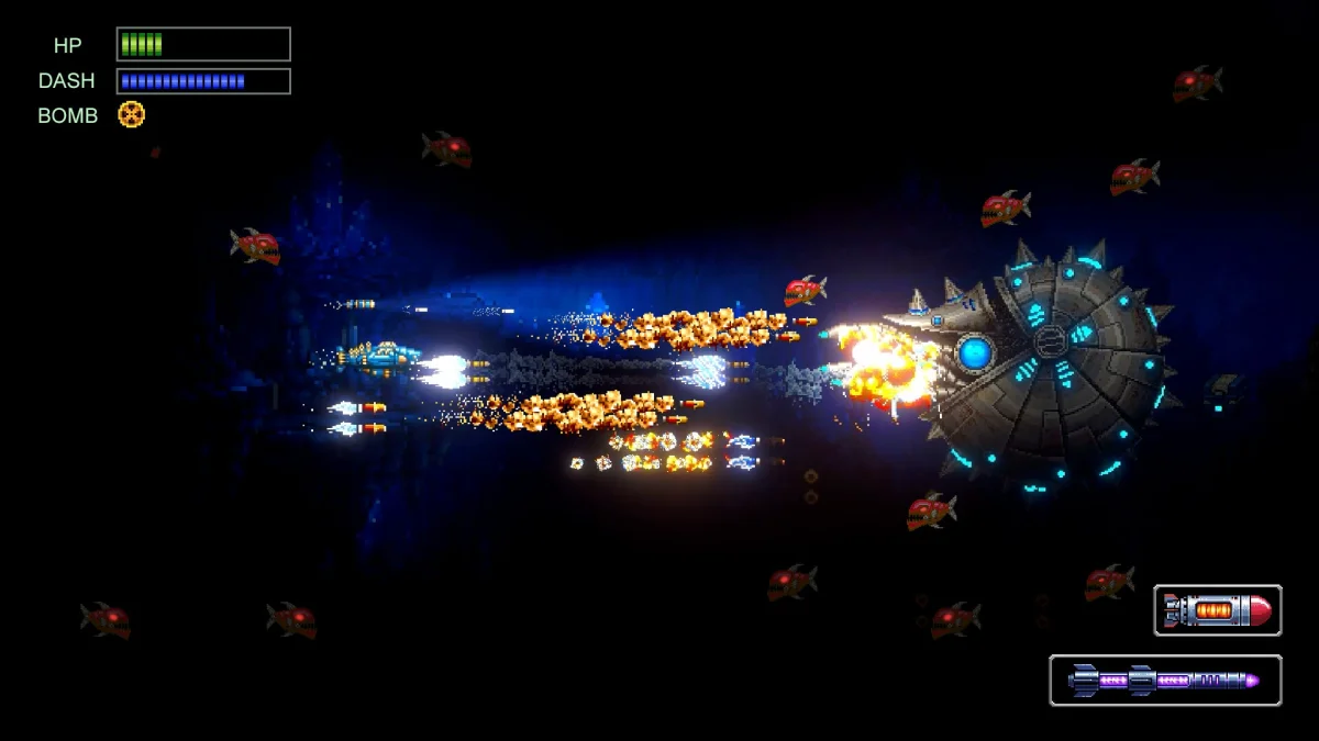 Earth Atlantis Abyss : shoot'em up en eaux troubles