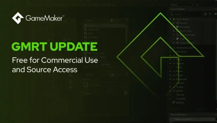 GameMaker : le moteur GMRT gratuit pour un usage commercial en 2027