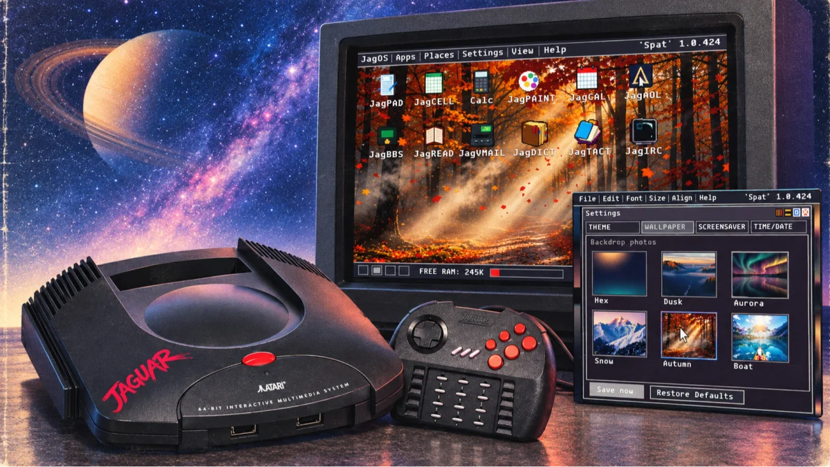 JagOS : l'Atari Jaguar devient l'ordinateur Atari Painter qu'il aurait dû être
