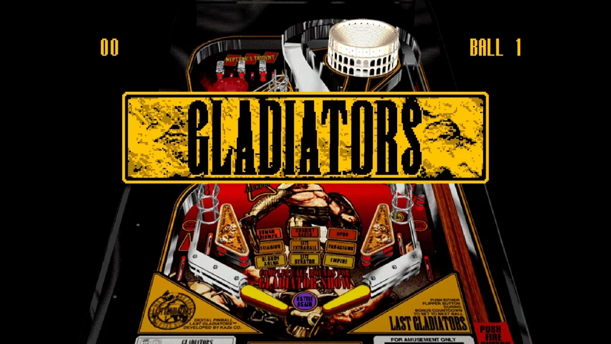 Last Gladiators, le flipper exclusif de la Saturn, ressort sur Steam et Nintendo Switch