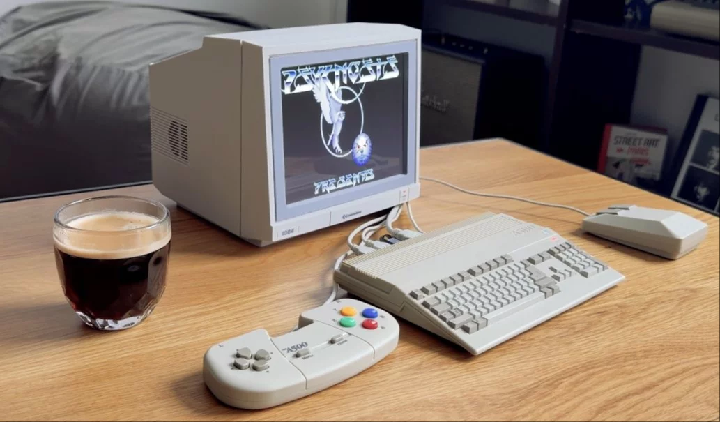 Un moniteur Commodore 1084 imprimé en 3D pour Amiga A500 mini et The C64 mini