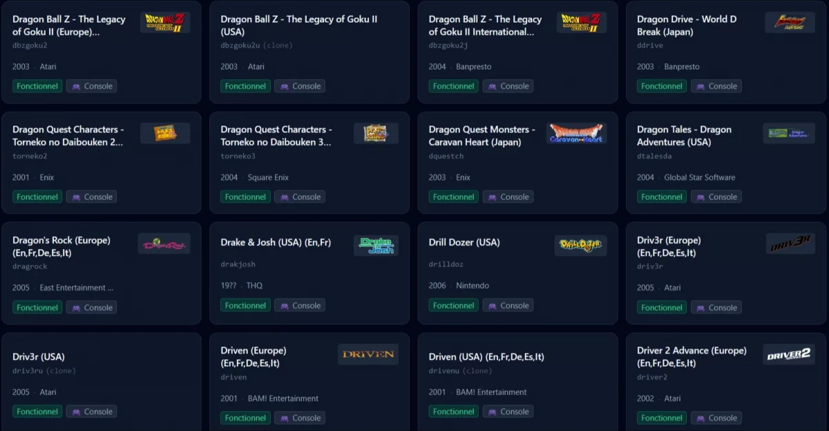 Recalbox lance sa Game DB : 189 000 jeux référencés