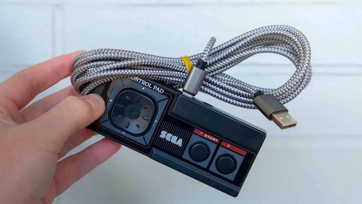 USB-C dans une manette Sega Master System : la greffe en quelques soudures
