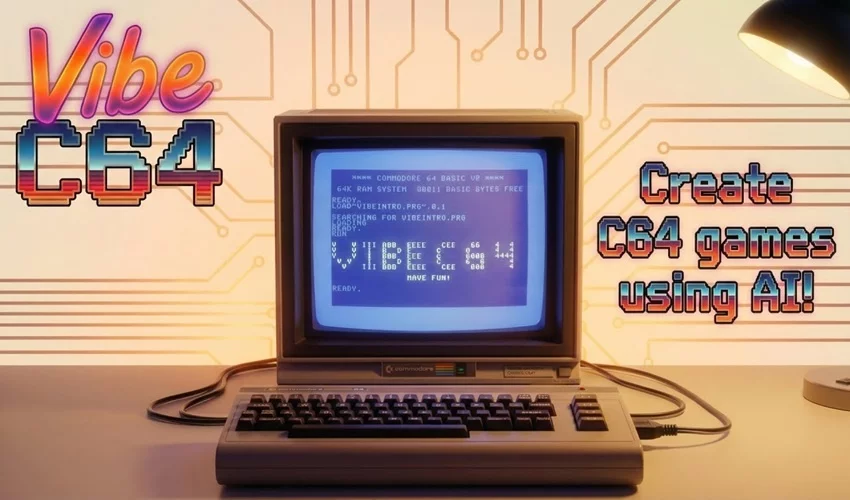 VibeC64 : créez des jeux Commodore 64 en décrivant simplement votre idée à une IA