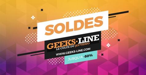 Jusqu'à -50 % sur tout le catalogue Geeks-Line !